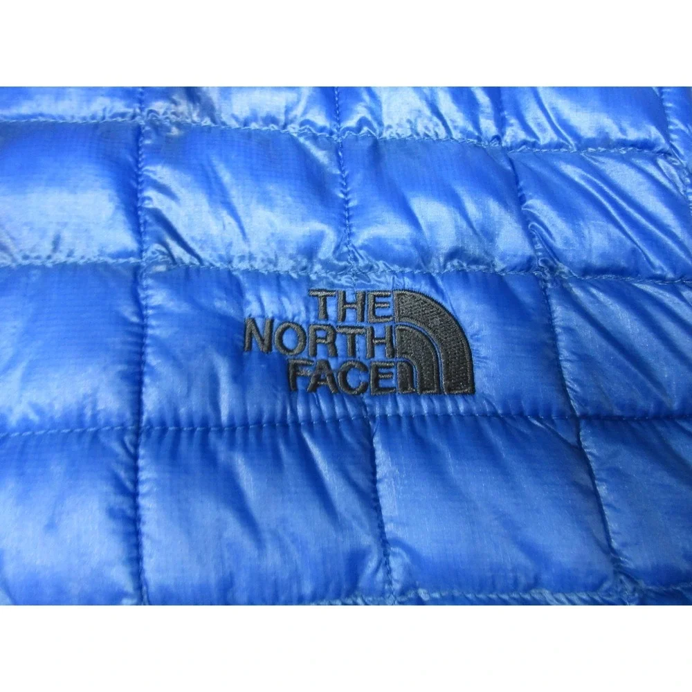 The North Face ThermoBall Vest Mens XL Blue Quilted Puffer Royal Blue Outdoor
